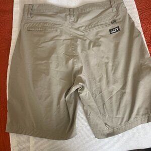 SAXX Ballpark Pouch Go To Town 2N1 Short 9’ Kakhi